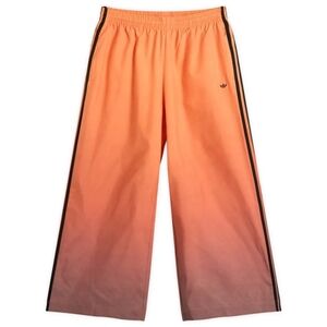 NWT Adidas Originals Firebird Oversized Track Pant | Multicolor & Crew Orange, S